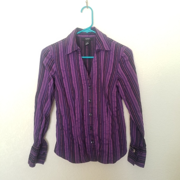 ALFANI Petite Button down - Picture 2 of 7